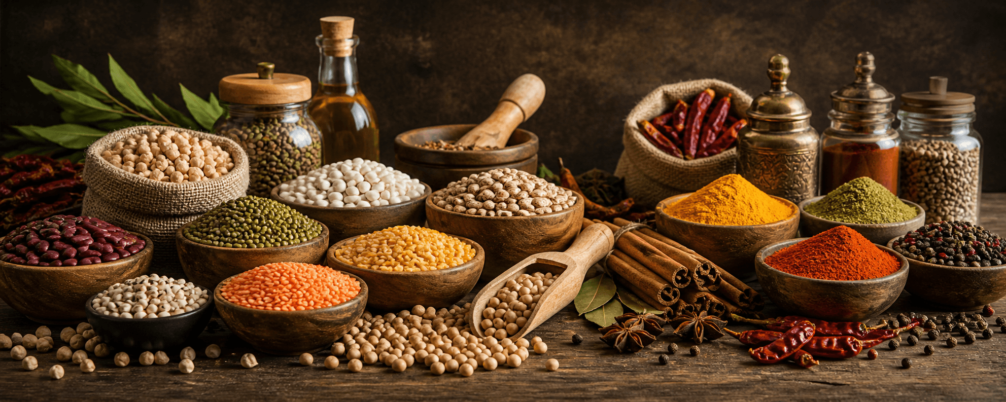 ادویه و حبوبات